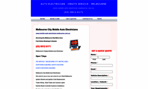 Mobile-auto-electrician-melbourne.com.au thumbnail