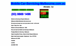 Mobile-car-servicing-melbourne.com.au thumbnail