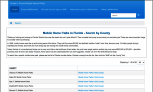 Mobile-home-parks-florida-guide.com thumbnail