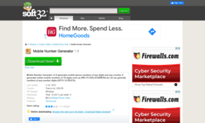 Mobile-number-generator.soft32.com thumbnail