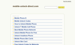 Mobile-unlock-direct.com thumbnail