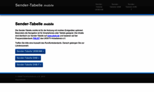 Mobile.sender-tabelle.de thumbnail