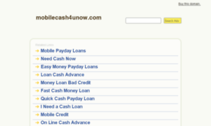 Mobilecash4unow.com thumbnail