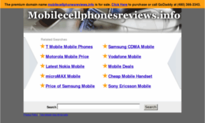 Mobilecellphonesreviews.info thumbnail