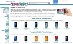 Mobiledeals.phoneslimited.co.uk thumbnail