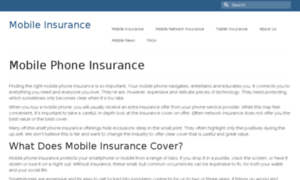 Mobileinsurance.insure thumbnail