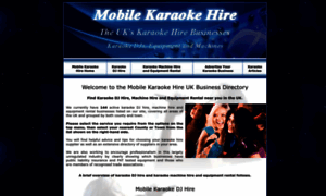 Mobilekaraokehire.co.uk thumbnail