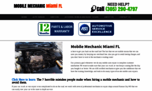 Mobilemechanicmiamifl.com thumbnail