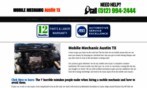 Mobilemechanicsaustintx.com thumbnail