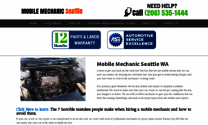 Mobilemechanicseattlewa.com thumbnail