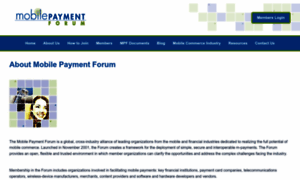 Mobilepaymentforum.org thumbnail