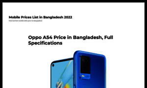 Mobilepricebd.site thumbnail