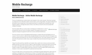 Mobilerecharge.in thumbnail