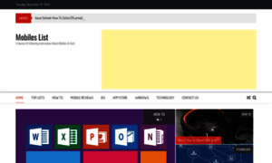 Mobileslist.com thumbnail