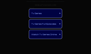 Mobiletvshows.com thumbnail