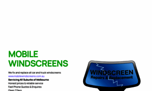 Mobilewindscreens.com.au thumbnail