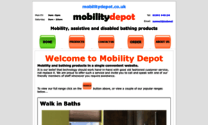 Mobilitydepot.co.uk thumbnail