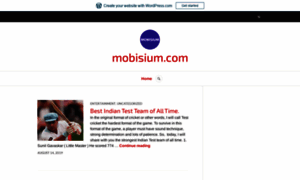 Mobisium.wordpress.com thumbnail