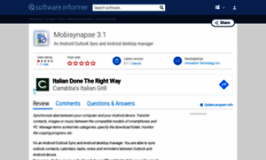 Mobisynapse.software.informer.com thumbnail