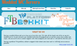 Moddedmc-servers.co.uk thumbnail