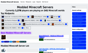 Moddedminecraftservers.com thumbnail