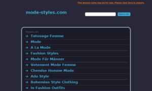 Mode-styles.com thumbnail