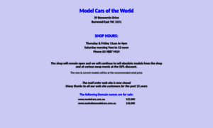 Modelcars.com.au thumbnail