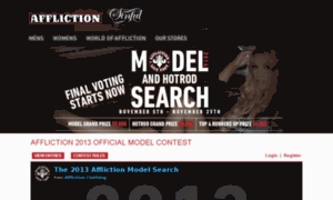 Modelcontest.afflictionclothing.com thumbnail
