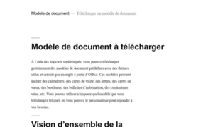 Modele-document.fr thumbnail
