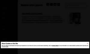 Modele-lettre-gratuit.com thumbnail