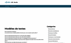 Modele-texte.fr thumbnail