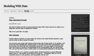 Modelingwithdata.org thumbnail