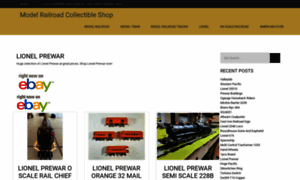 Modelrailroadcollectiblesshop.com thumbnail