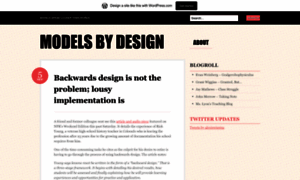 Modelsbydesign.wordpress.com thumbnail