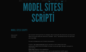 Modelsitesiscripti.wordpress.com thumbnail