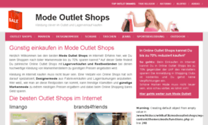 Modeoutletshops.de thumbnail