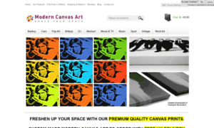 Modern-canvas-art.com thumbnail