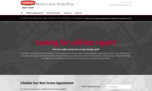 Modernautobodyshop.com thumbnail