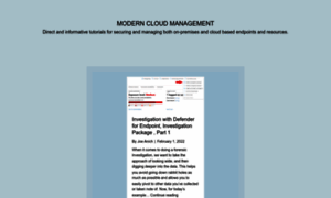 Moderncloudmanagement.com thumbnail