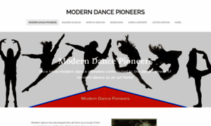 Moderndancepioneers.weebly.com thumbnail