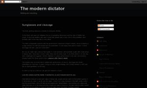 Moderndictator.blogspot.com thumbnail