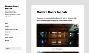 Moderndoorsforsale.com thumbnail