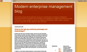 Modernenterprisemanagement.blogspot.com thumbnail
