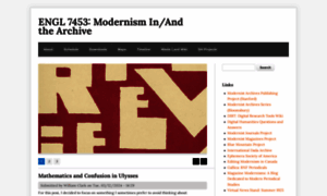 Modernist-magazines.org thumbnail
