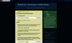 Modernknighterrant.blogspot.nl thumbnail