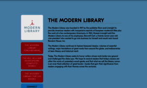 Modernlibrary.com thumbnail