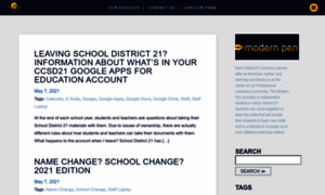 Modernpen.ccsd21.org thumbnail