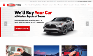 Moderntoyotaofboone.com thumbnail