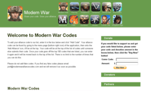 Modernwaralliancecodes.com thumbnail