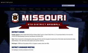 Modistrict9baseball.com thumbnail